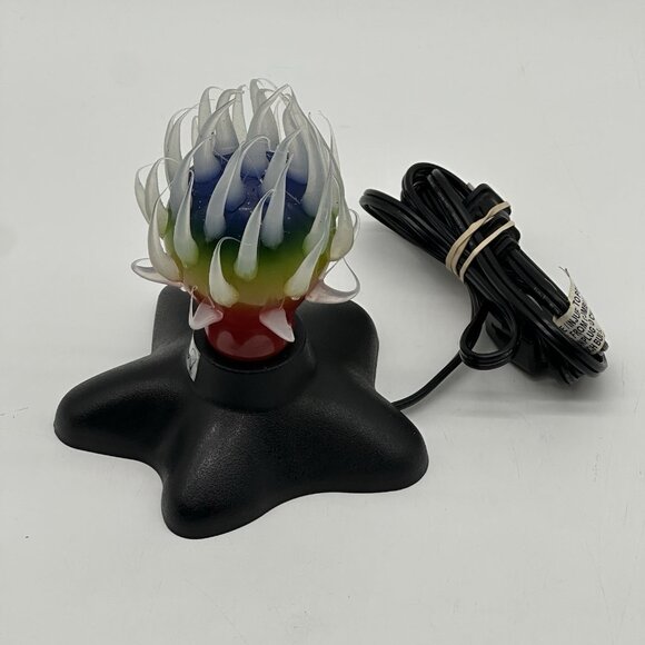 Vintage Y2K Retro Rainbow Spiky Light Bulb Silicone Spikes w/Lamp Base 2003 - Picture 2 of 8